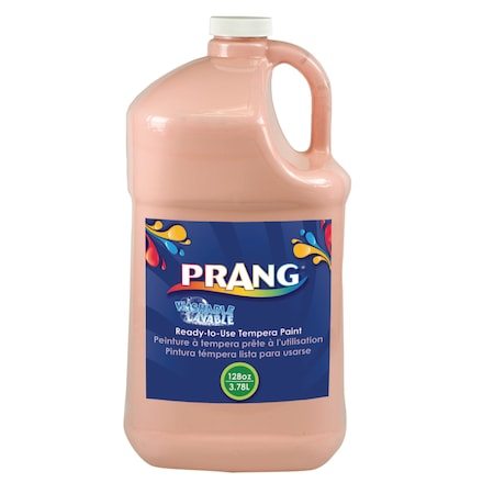 Prang Washable Tempera Paint, Peach, 1 Gallon 10611